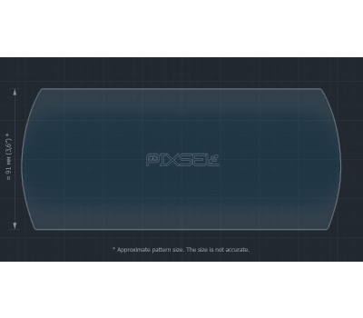 Защитное стекло Pixsel на монитор MINI COUNTRYMAN - 8.9“ 2020 - 2023 (гибридное мат)