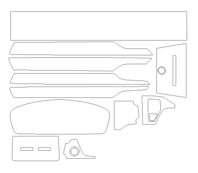 Комплект викрійок для салону PORSCHE MACAN ELECTRIC 2025 -
