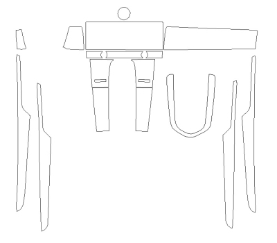 Комплект викрійок для салону PORSCHE MACAN 2024 -