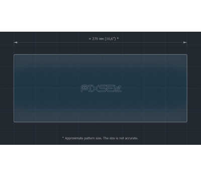 Защитное стекло Pixsel на монитор DS 3 - 11.4“ 2018 - (гибридное мат)