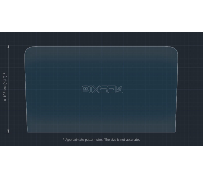 Защитное стекло Pixsel на монитор PORSCHE 911 - 8.5“ 2015 - 2018 (гибридное глянец)