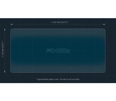 Захисне скло Pixsel на спідометр гідроцикла BRP SEA-DOO RXT-X 325 2024 8.4“ (гібридне мат)