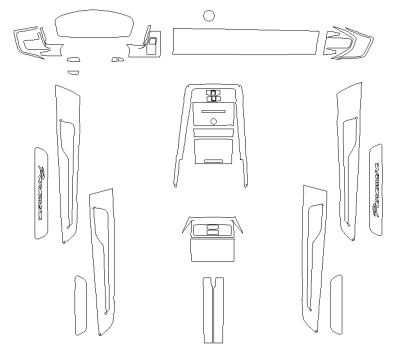 Викрійка для салону PORSCHE PANAMERA 2024