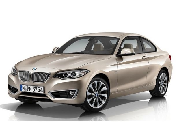 BMW 2 Series Sport Line 2014 Купе Стойки лобового стекла LLumar Platinum