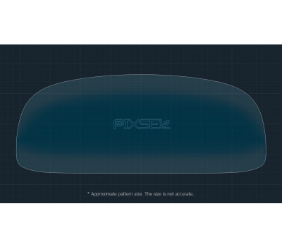 Защитное стекло Pixsel на приборную панель HYUNDAI VENUE - 11“ 2023 - (гибридное мат)