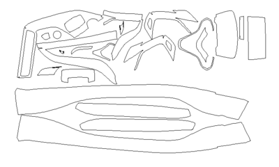 Комплект викрійок для салону BMW I8 2020