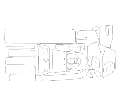 Комплект викрійок для салону MERCEDES-BENZ G-CLASS 500 2019