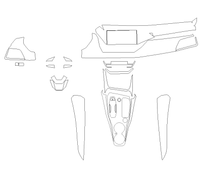 Викрійка для салону AUDI E-TRON GT 2023