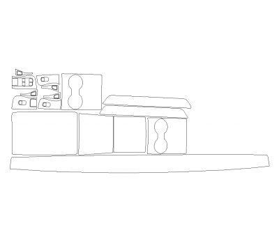 Комплект викрійок для салону TESLA MODEL 3 2019