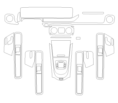 Викрійка для салону MERCEDES-BENZ G-CLASS 2025 -