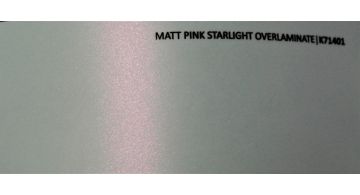 KPMF K71401 Matt Pink Starlight Overlaminate 1.524 m 