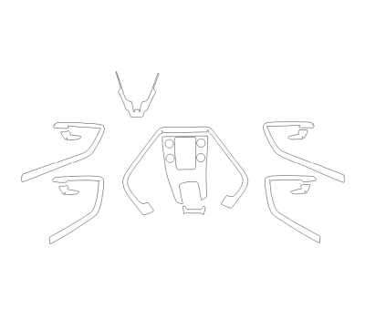 Комплект викрійок для салону VOLVO V60 2012-2018