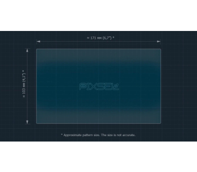 Защитное стекло Pixsel на монитор MAN TGE 8“ 2017 - 2023 (гибридное глянец)