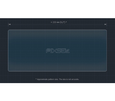 Защитное стекло Pixsel на монитор LAND ROVER DISCOVERY - 9.9“ 2018 - 2019 (гибридное мат)