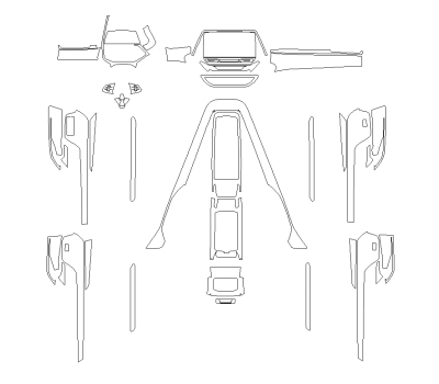Викрійка для салону VOLKSWAGEN ID6 X 2023 -