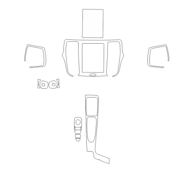 Комплект викрійок для салону VOLVO S60 2020