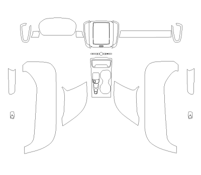 Викрійка для салону VOLVO XC40 2024 -