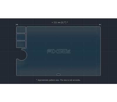 Защитное стекло Pixsel на монитор TOYOTA LAND CRUISER 200 - 10.1“ 2017 - 2019 (гибридное мат)
