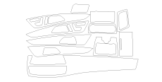 Комплект викрійок для салону MERCEDES-BENZ CLS 2013  /assets/images/items/5645/0073618001657805546.png