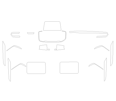 Комплект викрійок для салону CHEVROLET TAHOE 2024 -