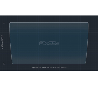 Захисне скло Pixsel на монітор VOLKSWAGEN E-GOLF - 11.4“ 2017 - 2020 (гібридне мат)