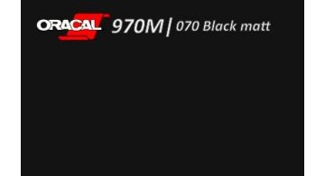 Oracal 970 Black Matt 070 1.524 m