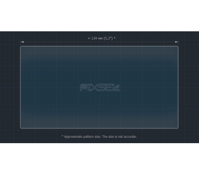Защитное стекло Pixsel на монитор MITSUBISHI ASX - 6“ 2019 - 2023 (гибридное мат)