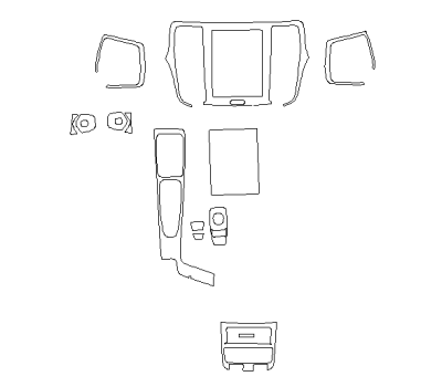 Комплект викрійок для салону VOLVO V60/S60 2020