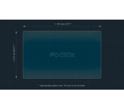 Защитное стекло Pixsel на монитор BYD SEAL U 16.3“ 2024 - (гибридное мат)