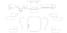 Комплект викрійок для салону FORD F-150 RAPTOR R 2024 -  /assets/images/items/9647/0150572001743680617.jpg