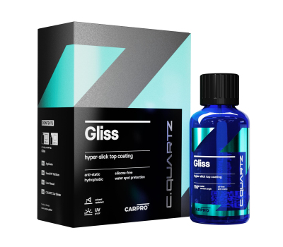 CarPro Gliss Top Coat - Захисне покриття для кузова, рідке скло, 50 ml