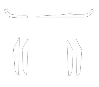 Комплект викрійок для салону LINCOLN MKC 2013