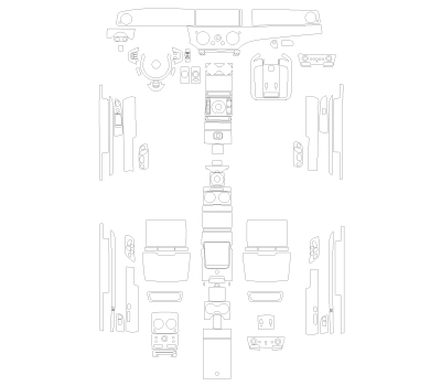 Комплект викрійок для салону ROLLS-ROYCE GHOST 2024 -