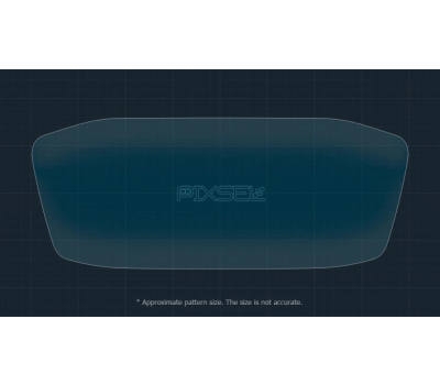 Защитное стекло Pixsel на приборную панель PEUGEOT 2008 11.5“ 2024 - (гибридное глянец)