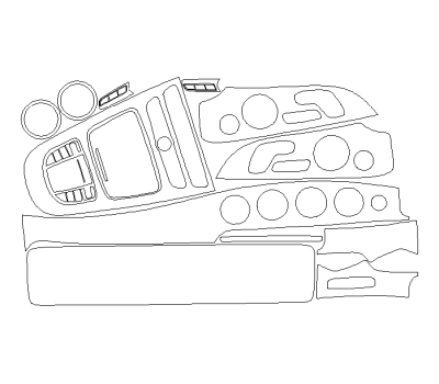 Комплект викрійок для салону MERCEDES-BENZ E-CLASS COUPE 2019