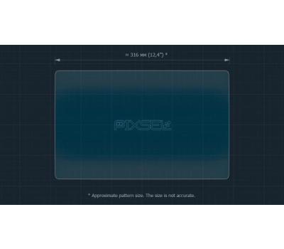 Захисне скло Pixsel на монітор SKYWELL ET5 14.6“ 2022 - (гібридне глянець)
