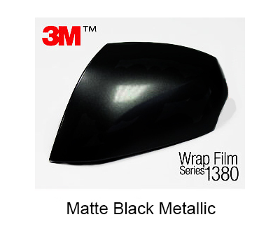 3M 1380 M212 Matte Black Metallic 1.524 m