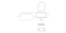 Комплект викрійок для салону HYUNDAI PALISADE 2020  /assets/images/items/5981/0664476001675677538.png
