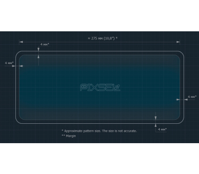 Защитное стекло Pixsel на монитор LAND ROVER RANGE ROVER EVOQUE - 11.7“ 2019 - 2023 (гибридное мат)