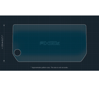 Защитное стекло Pixsel на монитор TOYOTA RAV4 - 13.7“ 2023 - (гибридное глянец)