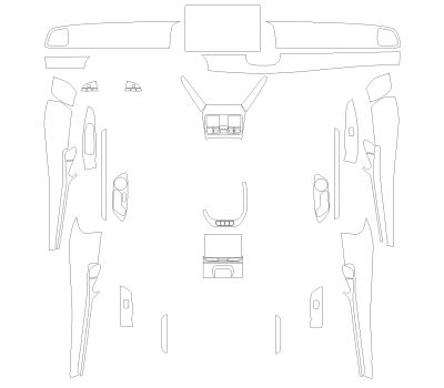 Комплект викрійок для салону BYD SEALION 7 2024 -
