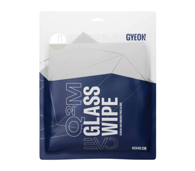 Gyeon Q²M Glass Wipe EVO - Мікрофібра для полірування та очищення скла, 40 х 40 cm