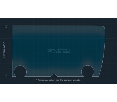 Захисне скло Pixsel на монітор LEXUS NX - 16.2“ 2022 - (гібридне мат)