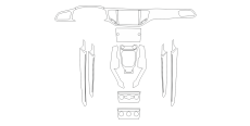Комплект викрійок для салону VOLKSWAGEN T-ROC 2018  /assets/images/items/5584/0208482001657723967.png