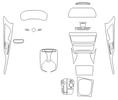 Викрійка для салону BMW 8 COUPE 2019