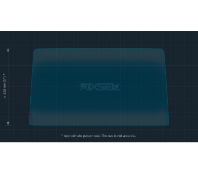 Захисне скло Pixsel на монітор MAZDA CX-9 - 10.4“ 2020 - (гібридне мат)