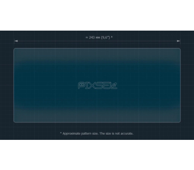 Защитное стекло Pixsel на приборную панель RUICHI EC75 10.5“ 2023 - (гибридное мат)