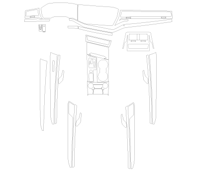 Викрійка для салону VOLKSWAGEN TOUAREG 2023