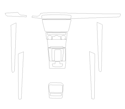 Викрійка для салону SKODA SUPERB 2023 -