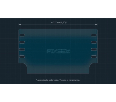 Захисне скло Pixsel на монітор TOYOTA YARIS CROSS 10.3“ 2020 - 2023 (гібридне глянець)